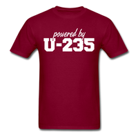 Load image into Gallery viewer, Powered By U-235 Unisex Classic T-Shirt - burgundy
