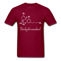 Load image into Gallery viewer, THC Chemical Structure Unisex Classic T-Shirt - burgundy
