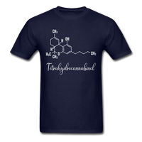Load image into Gallery viewer, THC Chemical Structure Unisex Classic T-Shirt - navy
