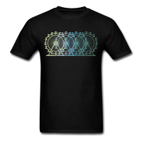 Load image into Gallery viewer, Ferris Wheels (green base) Unisex Classic T-Shirt - black
