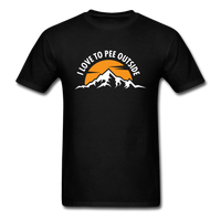 Load image into Gallery viewer, I Love To Pee Outside Unisex Classic T-Shirt - black
