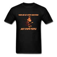 Load image into Gallery viewer, There Are No Stupid Questions Just Stupid People Monkey Unisex Classic T-Shirt - black
