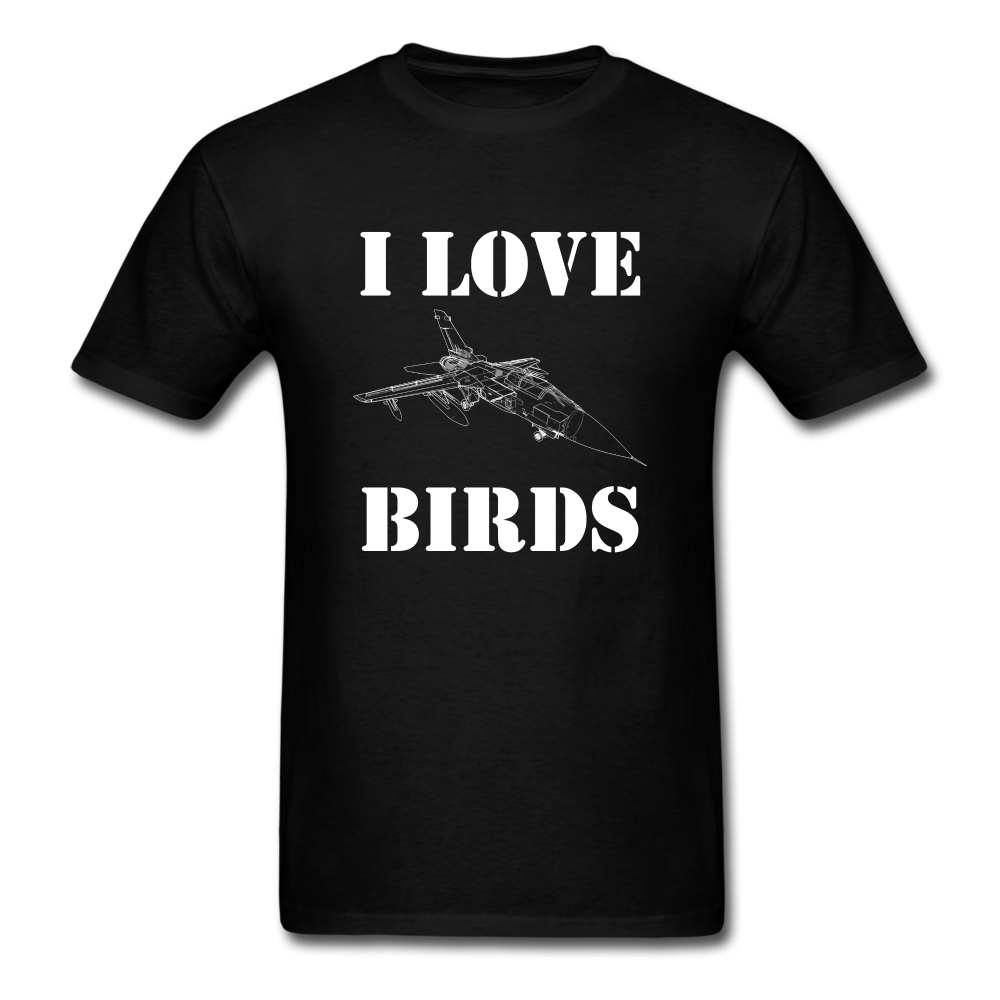 I Love Birds Unisex Classic T-Shirt - black