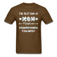 Load image into Gallery viewer, The Best Kind Of Mom Raises An Occupational Therapist Unisex Classic T-Shirt - brown
