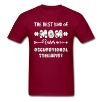 Load image into Gallery viewer, The Best Kind Of Mom Raises An Occupational Therapist Unisex Classic T-Shirt - burgundy
