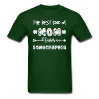 Load image into Gallery viewer, The Best Kind Of Mom Raises A Sonographer Unisex Classic T-Shirt - forest green
