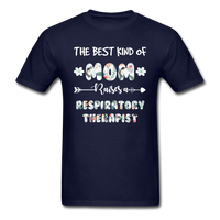 Load image into Gallery viewer, The Best Kind Of Mom Raises A Respiratory Therapist Unisex Classic T-Shirt - navy
