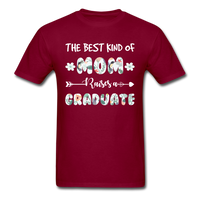 Load image into Gallery viewer, The Best Kind Of Mom Raises A Graduate Unisex Classic T-Shirt - burgundy
