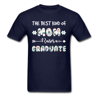 Load image into Gallery viewer, The Best Kind Of Mom Raises A Graduate Unisex Classic T-Shirt - navy
