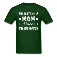Load image into Gallery viewer, The Best Kind Of Mom Raises A Graduate Unisex Classic T-Shirt - forest green
