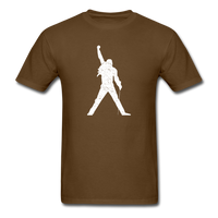 Load image into Gallery viewer, Freddie Mercury (distressed) Unisex Classic T-Shirt - brown
