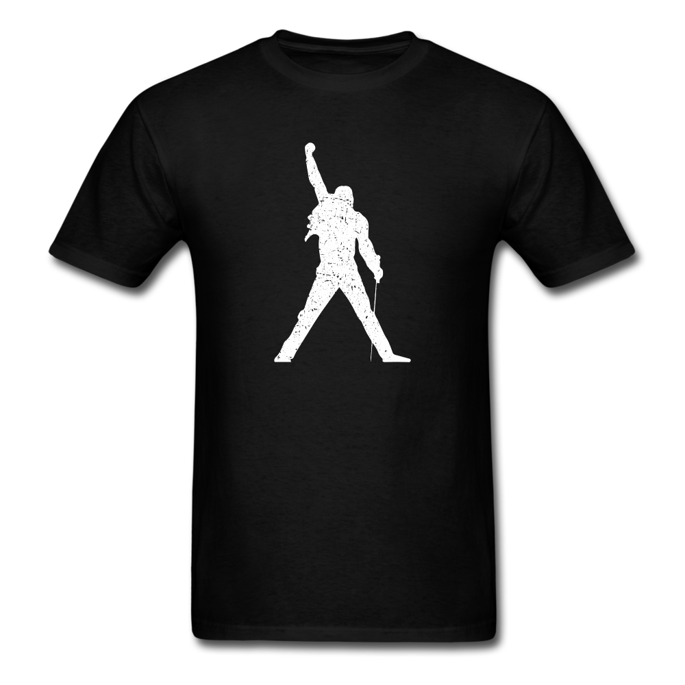 Freddie Mercury (distressed) Unisex Classic T-Shirt - black