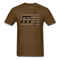 Load image into Gallery viewer, Beethoven 5th Symphony Musical Notes Unisex Classic T-Shirt - brown
