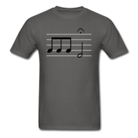 Load image into Gallery viewer, Beethoven 5th Symphony Musical Notes Unisex Classic T-Shirt - charcoal
