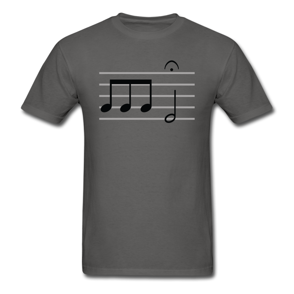 Beethoven 5th Symphony Musical Notes Unisex Classic T-Shirt - charcoal