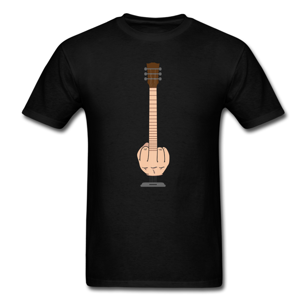 Fuck You Guitar Unisex Classic T-Shirt - black