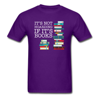 Load image into Gallery viewer, It&#39;s Not Hoarding If It&#39;s Books Unisex Classic T-Shirt - purple

