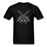 Load image into Gallery viewer, Crossed Drumsticks Unisex Classic T-Shirt - black
