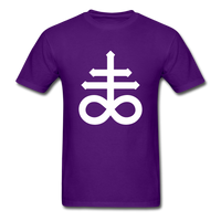 Load image into Gallery viewer, Leviathan Cross (Undistressed, Clean) Unisex Classic T-Shirt - purple
