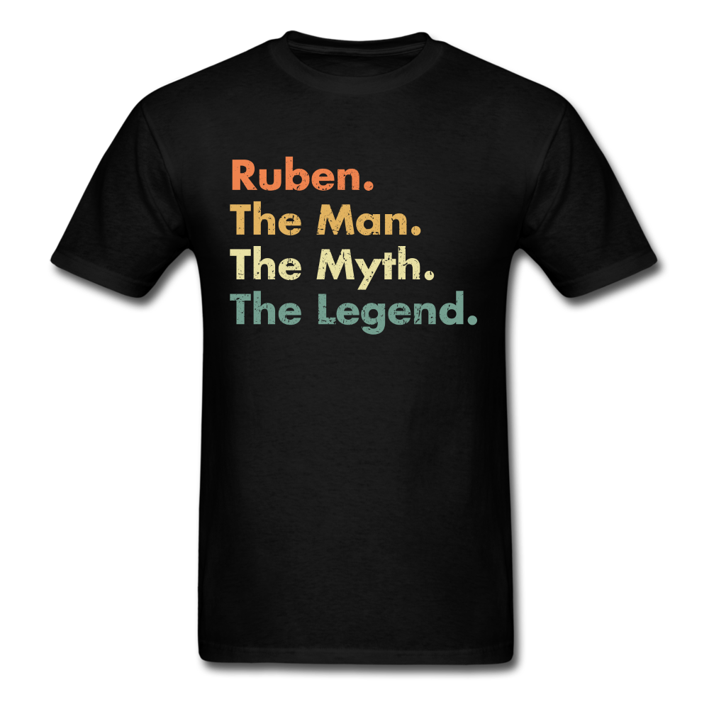 Ruben The Man The Myth The Legend Unisex Classic T-Shirt - black