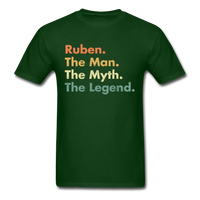 Load image into Gallery viewer, Ruben The Man The Myth The Legend Unisex Classic T-Shirt - forest green
