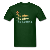 Load image into Gallery viewer, Gil The Man The Myth The Legend Unisex Classic T-Shirt - forest green
