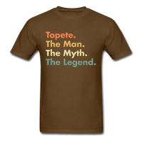 Load image into Gallery viewer, Topete The Man The Myth The Legend Unisex Classic T-Shirt - brown
