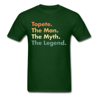 Load image into Gallery viewer, Topete The Man The Myth The Legend Unisex Classic T-Shirt - forest green
