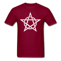 Load image into Gallery viewer, Pentacle Wicca Unisex Classic T-Shirt - burgundy
