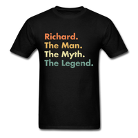 Load image into Gallery viewer, Richard The Man The Myth The Legend Unisex Classic T-Shirt - black
