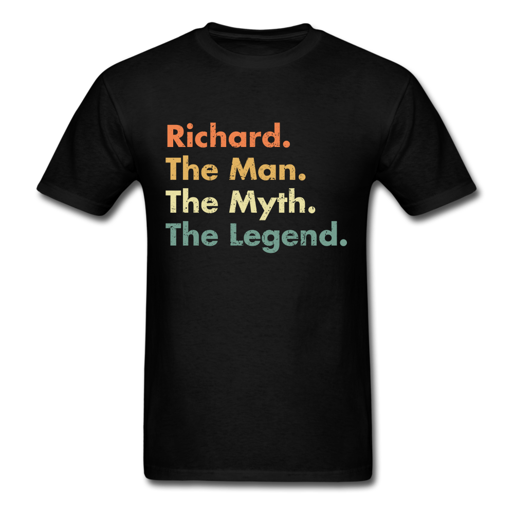 Richard The Man The Myth The Legend Unisex Classic T-Shirt - black