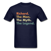 Load image into Gallery viewer, Richard The Man The Myth The Legend Unisex Classic T-Shirt - navy
