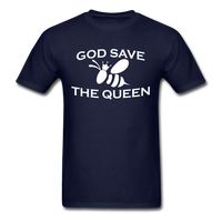 Load image into Gallery viewer, God Save The Queen Bee Unisex Classic T-Shirt - navy
