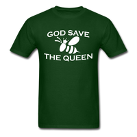 Load image into Gallery viewer, God Save The Queen Bee Unisex Classic T-Shirt - forest green

