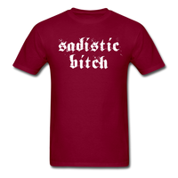 Load image into Gallery viewer, Sadistic Bitch Unisex Classic T-Shirt - burgundy

