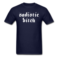 Load image into Gallery viewer, Sadistic Bitch Unisex Classic T-Shirt - navy
