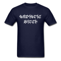 Load image into Gallery viewer, Sadistic Bitch Unisex Classic T-Shirt - navy
