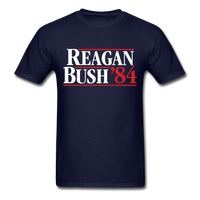 Load image into Gallery viewer, Reagan Bush 84 Unisex Classic T-Shirt - navy
