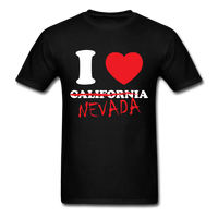 Load image into Gallery viewer, I Love Heart Nevada Not California Unisex Classic T-Shirt - black
