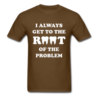 Load image into Gallery viewer, I Always Get To The Root Of The Problem Unisex Classic T-Shirt - brown
