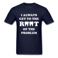 Load image into Gallery viewer, I Always Get To The Root Of The Problem Unisex Classic T-Shirt - navy
