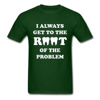 Load image into Gallery viewer, I Always Get To The Root Of The Problem Unisex Classic T-Shirt - forest green
