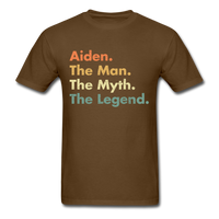 Load image into Gallery viewer, Aiden The Man The Myth The Legend Unisex Classic T-Shirt - brown
