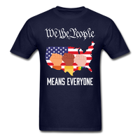 Load image into Gallery viewer, We The People Means Everyone Unisex Classic T-Shirt - navy
