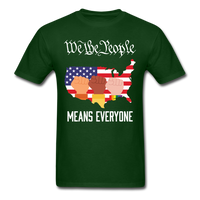 Load image into Gallery viewer, We The People Means Everyone Unisex Classic T-Shirt - forest green

