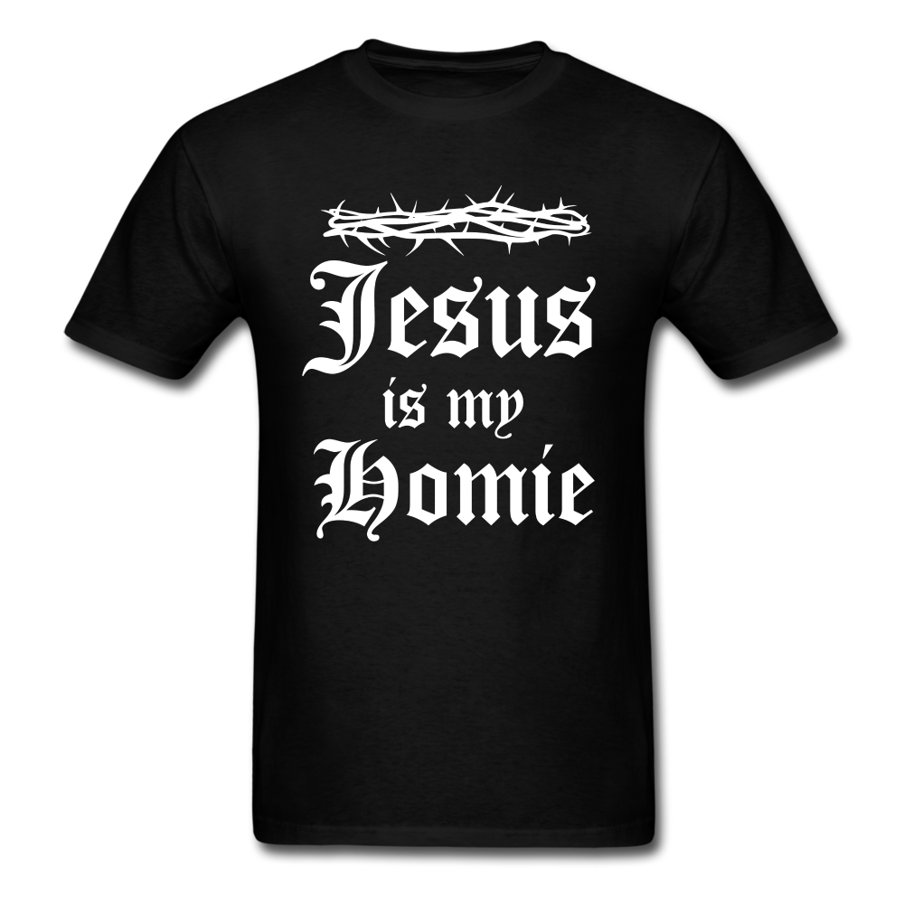 Jesus Is My Homie Unisex Classic T-Shirt - black