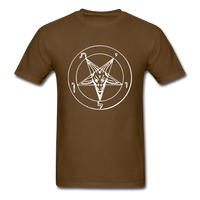 Load image into Gallery viewer, Seal Of Baphomet Unisex Classic T-Shirt - brown
