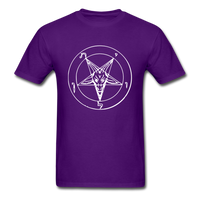 Load image into Gallery viewer, Seal Of Baphomet Unisex Classic T-Shirt - purple

