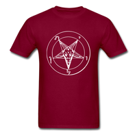 Load image into Gallery viewer, Seal Of Baphomet Unisex Classic T-Shirt - burgundy
