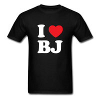 Load image into Gallery viewer, I Love Heart BJ Unisex Classic T-Shirt - black
